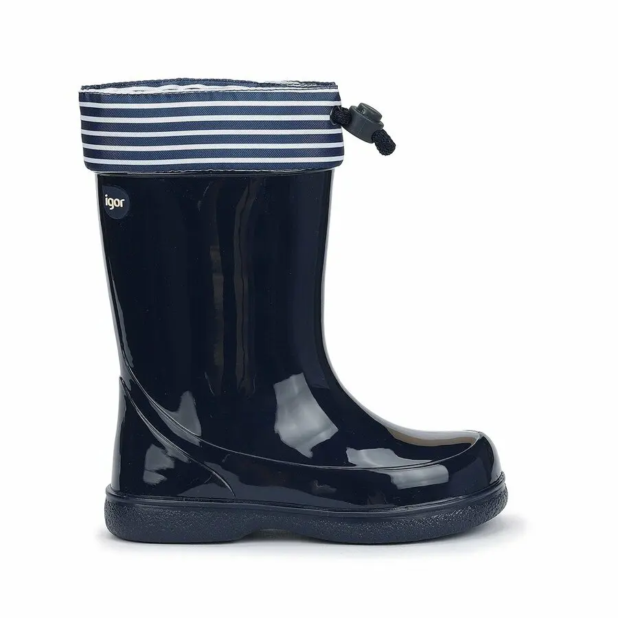 

Igor gor W10105 Pipo Nautico Girl / Boy Waterproof in Rain And Snow Boots Navy Blue