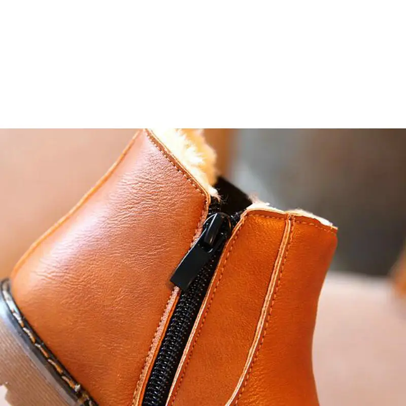 Модные детские ботинки Осень зима новые удобные ручной работы для девочек