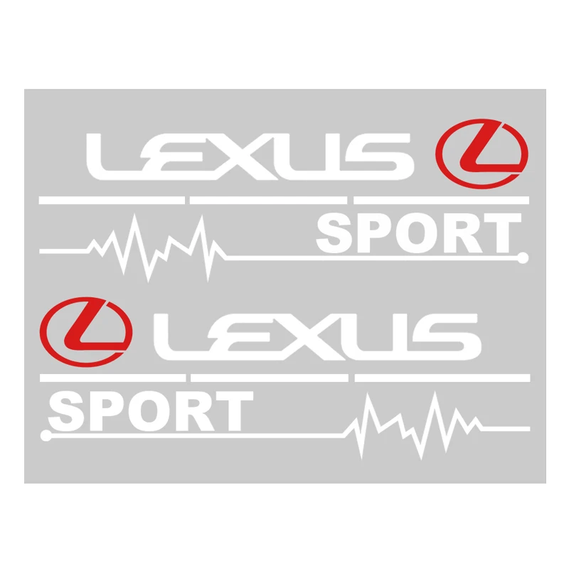 2 шт. декоративные наклейки для LEXUS CT200h ES LS IS RX UX NX LX GX | Автомобили и мотоциклы