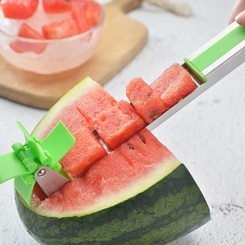 New Watermelon Shredder Multifunctional Melon Seed Slicer Stainless Steel Windmill Fruit Household Artifact Kitchen Tool | Дом и сад