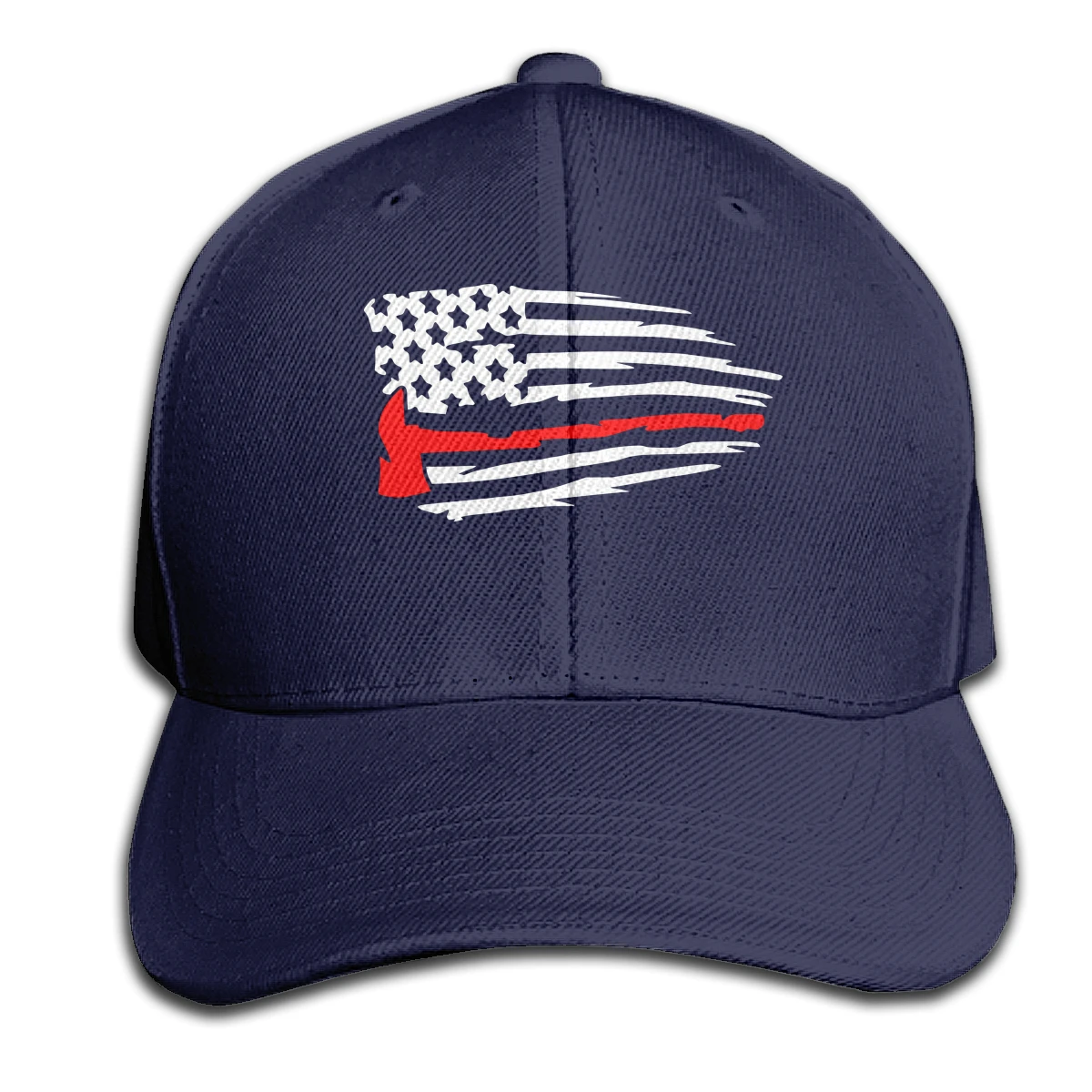 

Firefighter Red Line Flag TT mens womens Fashionable breathable Trucker Hat