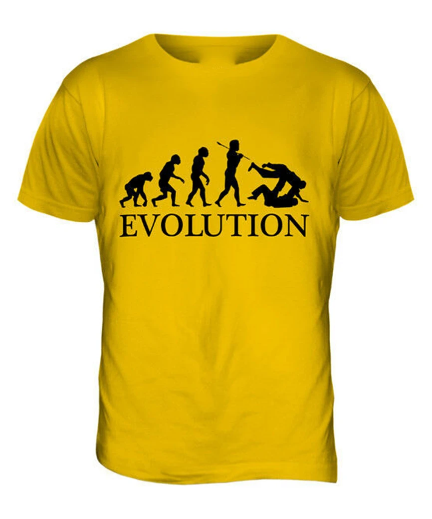 Judo Evolution Of Man Мужская футболка Топ подарок одежда боевое искусство Бодибилдинг |