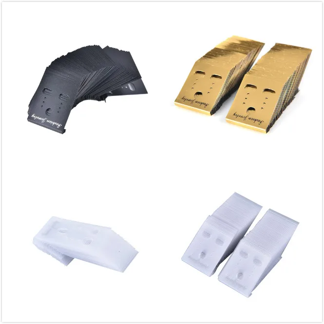 

100 шт./лот Пластиковые Ювелирные изделия «сделай сам», демонстрационные аксессуары для сережек, висячие серьги-гвоздики, демонстрация держа...