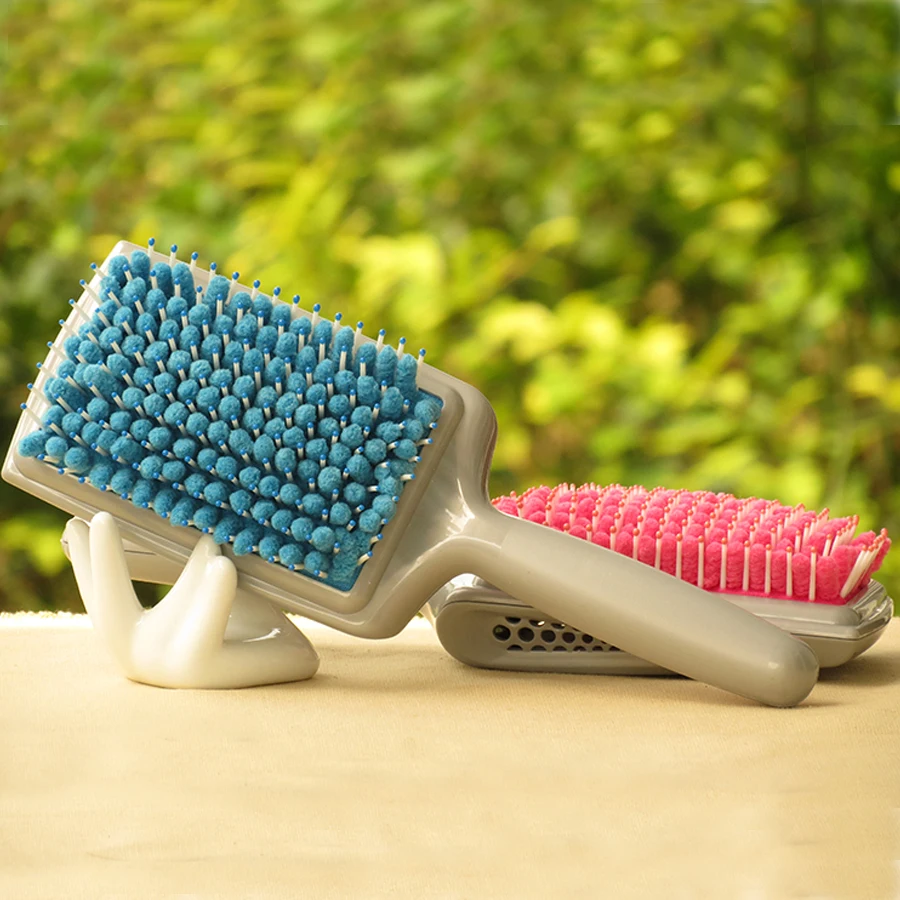 

2 Color Newest Magic Quick Drying Comb Micro Fiber Dry Hair Brush B0711 For Woman Long Hair, Popular Hair Wepping Brush