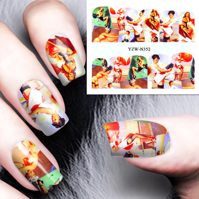 Переводная наклейка для ногтей сделай сам|Стикеры и наклейки| |