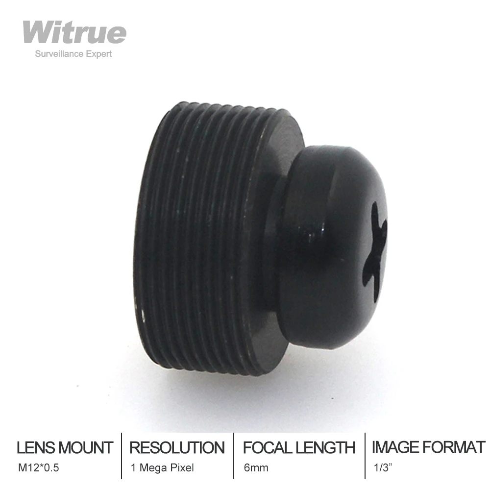 

HD cctv Объектив Pinhole 6 мм M12 * 0,5 крепление 1/3 "F2.0 53 градусов для камер видеонаблюдения