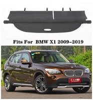 fits for bmw x1 2009 2019black beige high qualit car rear trunk cargo cover security shield screen shade