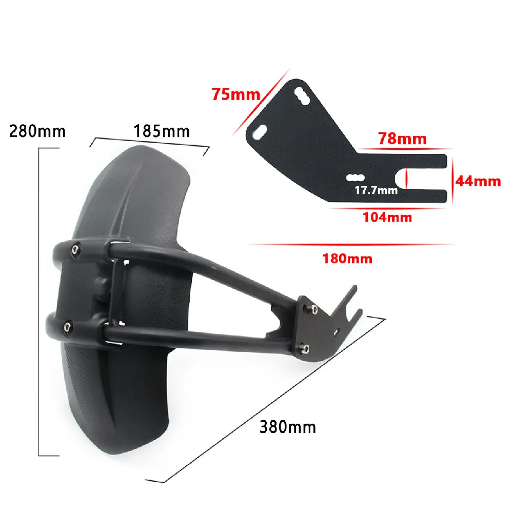 

Motorcycle Rear Fender Mud Splash Guard Tire Hugger Cover 2018 2019