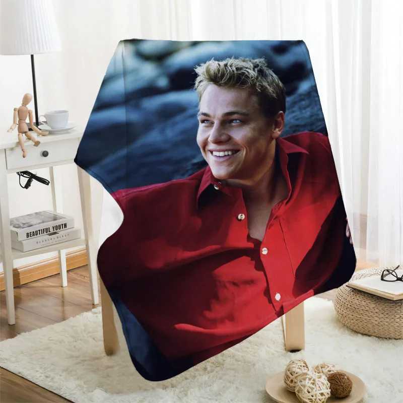 Prezzo Musife Custom Leonardo DiCaprio Flanella Coperta Progetta La Tua Coperta Coperte Di Flanella Per Divano Dropshipping Fai Da Te