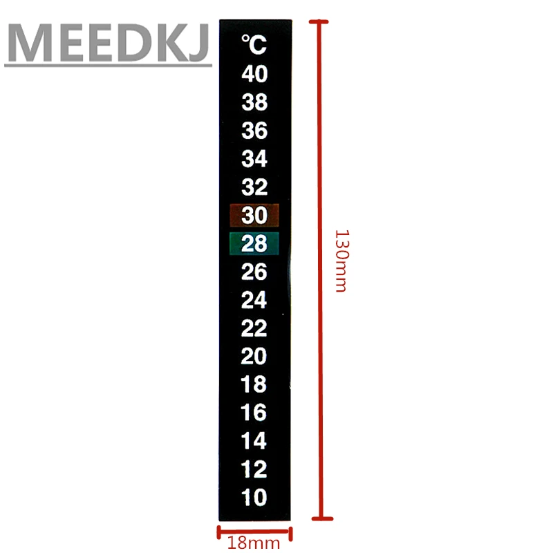 Цифровой аквариумный термометр на клейкой основе для холодильника меняет цвет и