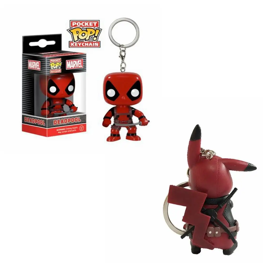 Funko POP Забавный Милый Пикачу Косплей Дэдпул экшн фигурка Коллекция Модель брелок