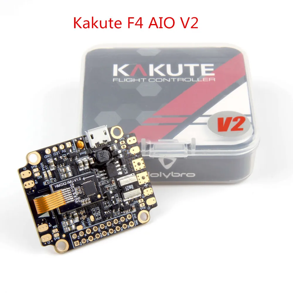 Полетный контроллер Holybro Kakute F4 V2 AIO STM32F405 с Betaflight OSD для радиоуправляемого