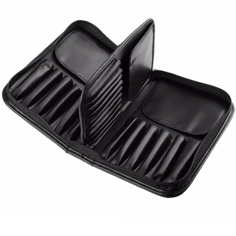 

Female 29PCS Set Beautician Makeup Brush Case Travel Leather Cosmetic Bag Professional Beauty Make Up Organizer Box For Women
