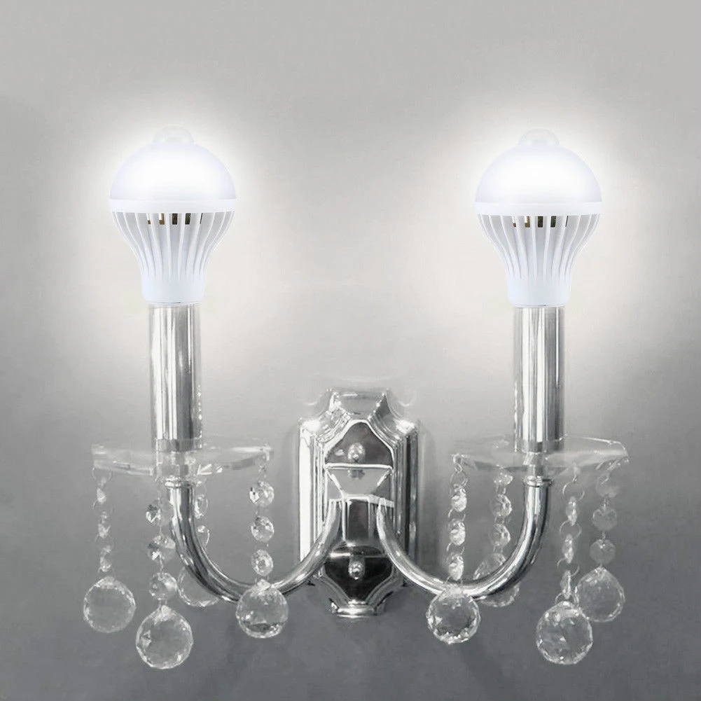 

E27 LED Night light Bulb Smart PIR Motion Sensor lamp 220V For Stair Toilet Porch Garage Balcony Bathroom