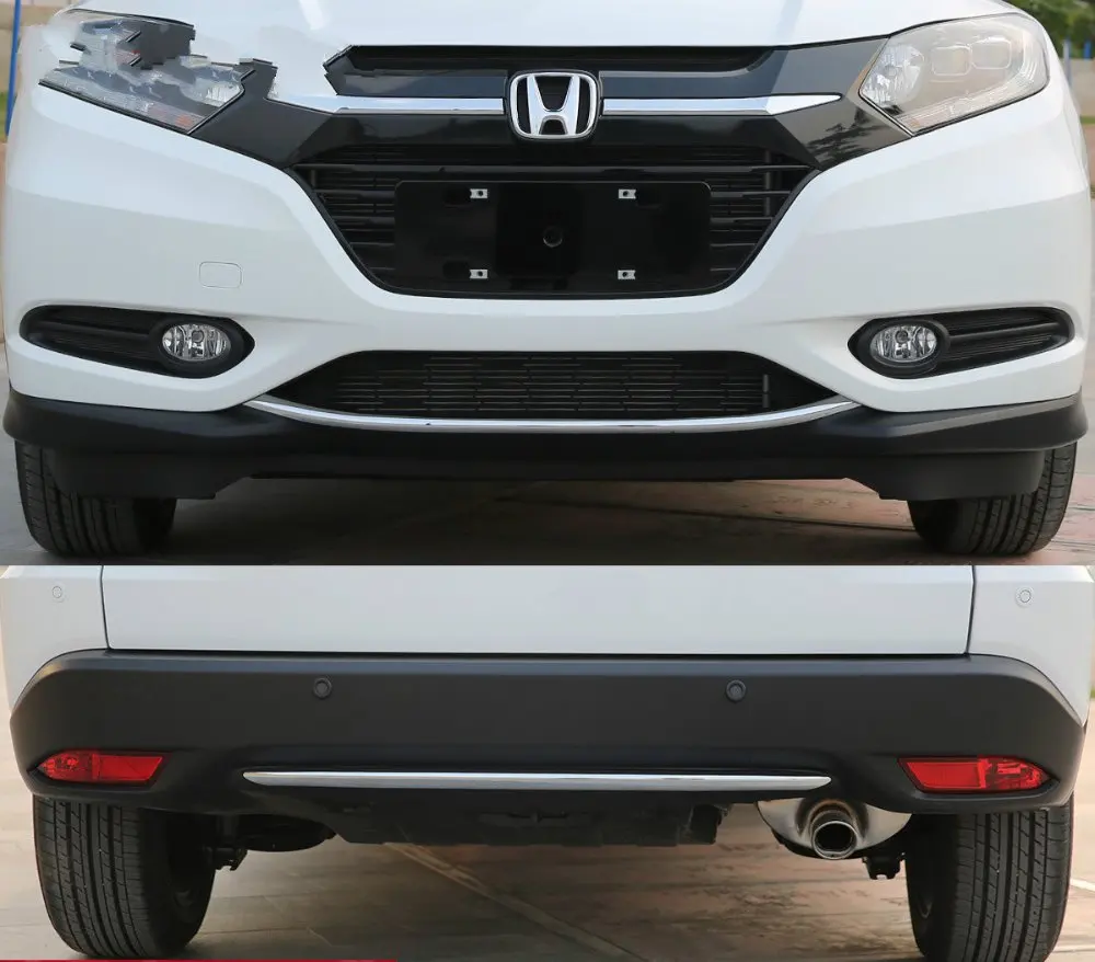 Накладка на передний бампер KOUVI из АБС пластика 2 шт. для 2015 2016 2017 honda HRV Vezel