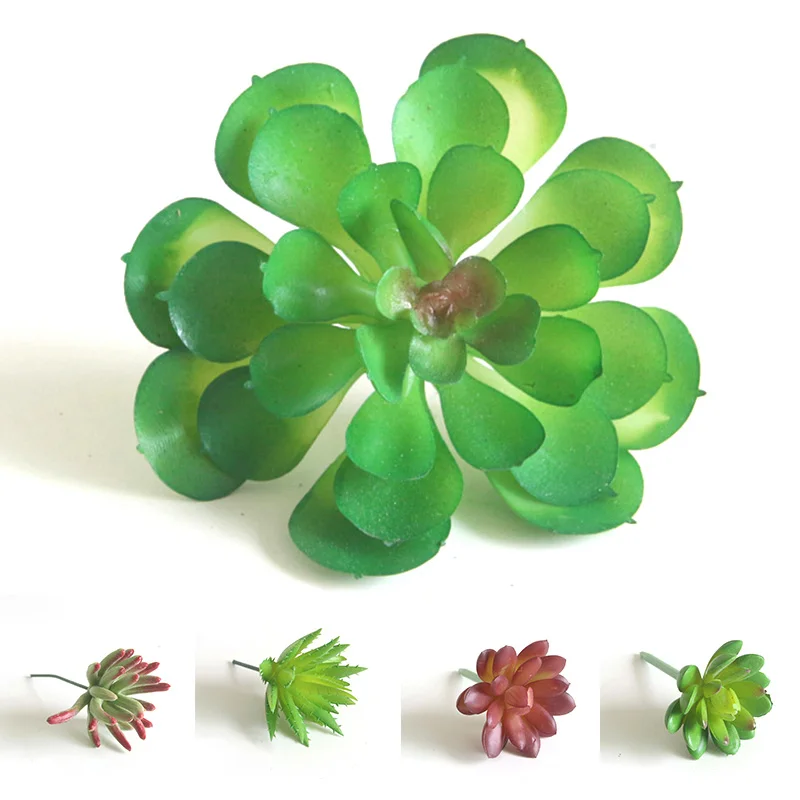 

1 шт. искусственный цветок-суккулент маленькая Цветочная композиция аксессуары для суккулента пластиковое цветочное украшение S6A6108