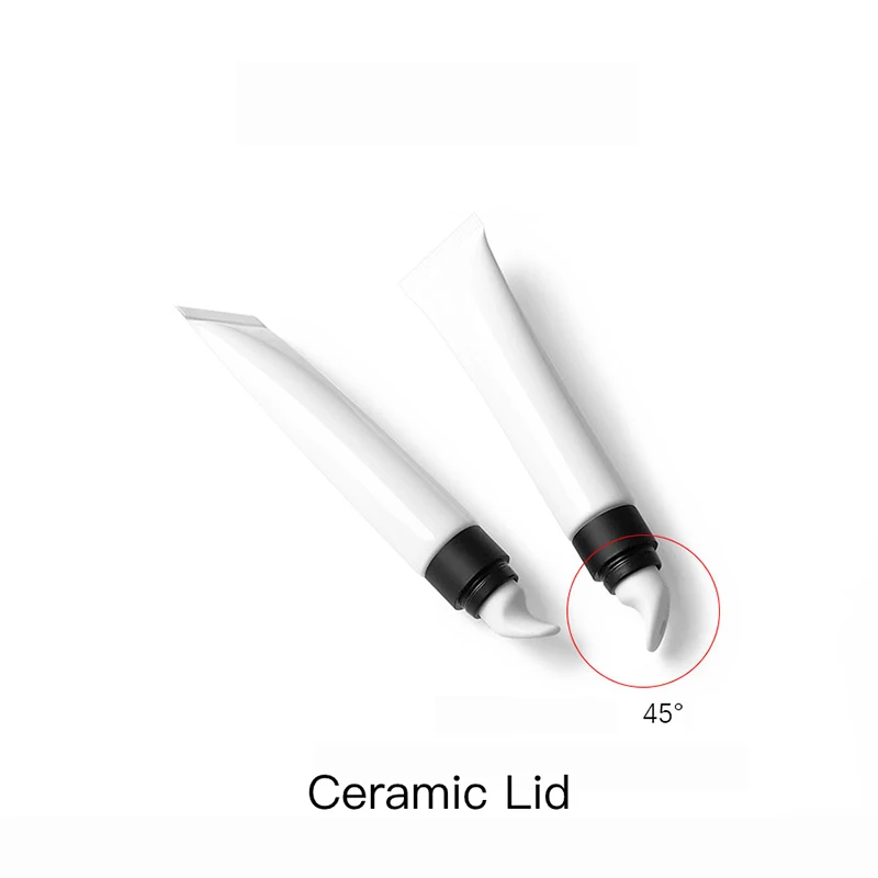 Косметический контейнер для крема глаз 20 мл массажная керамическая верхняя