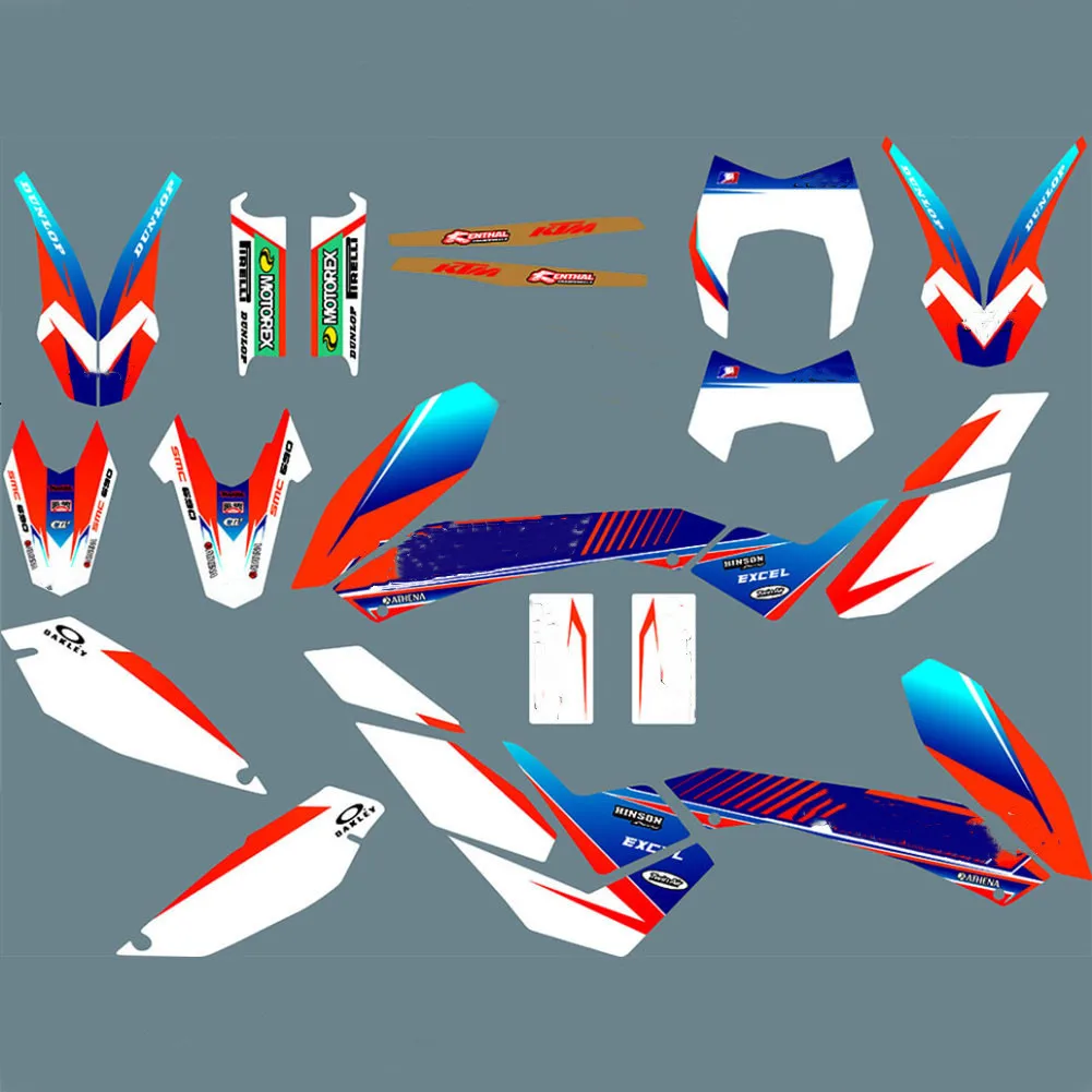 SMCR 690 полный набор графических наклеек Бесплатные имена номеров на заказ