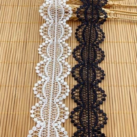 new black and white spot water soluble lace dress accessories decoration wedding dress handmade diy