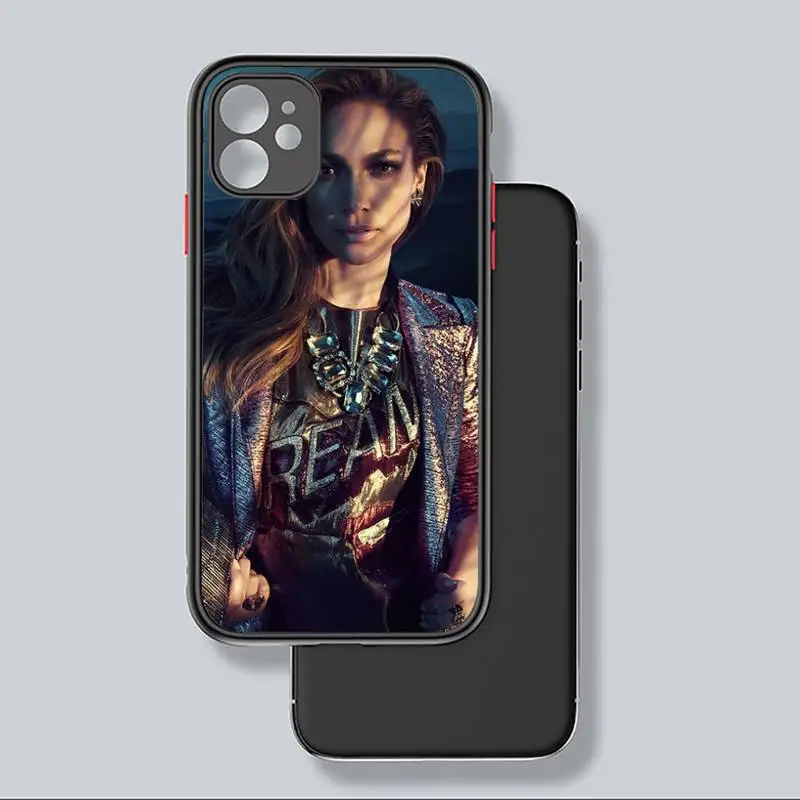 

Jennifer Lopez famous singer Phone Case matte transparent For iphone 7 8 11 12 plus mini x xs xr pro max cover