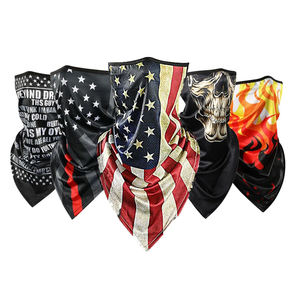 Summer Cold Ice Motorcycle Face Mask Men Skull Caps Helmet Balaclava Headwrap Bandana Shield Headband Running Cycling Hat | Дом и сад