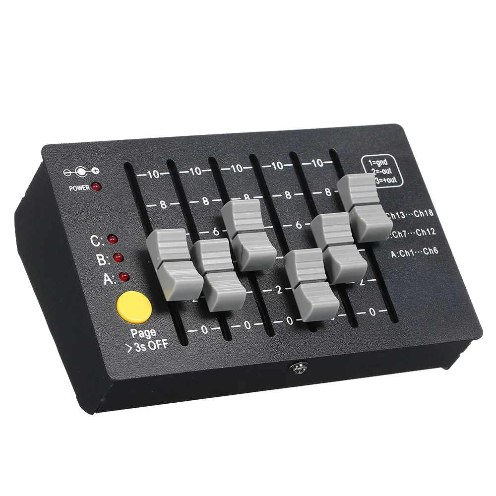 0,5 Вт мини DMX-18 сценический контроллер DMX 512 консоль DJ оборудование осветительное приспособление для DJ шоу паб клуб KTV бар вечерние светильники