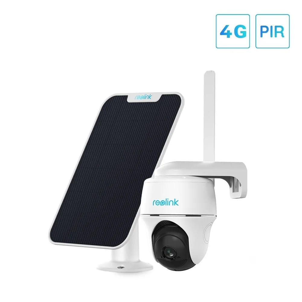 

New GO PT battery camera 4G LTE 1080p solar panel powered Pan Tilt PIR motion detection 2-way audio for outdoor security