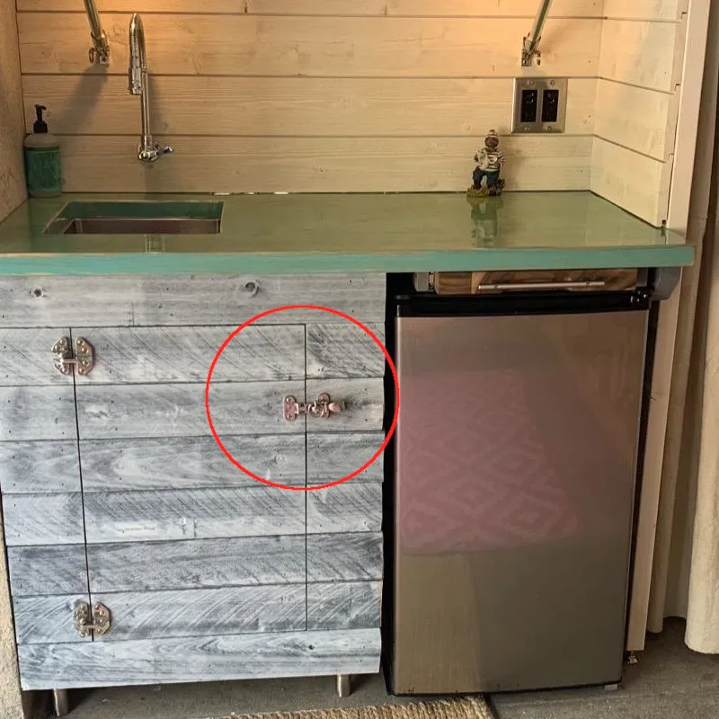 Защелка для люка лодочного шкафчика 2 шт. застежка защелка из нержавеющей стали 316