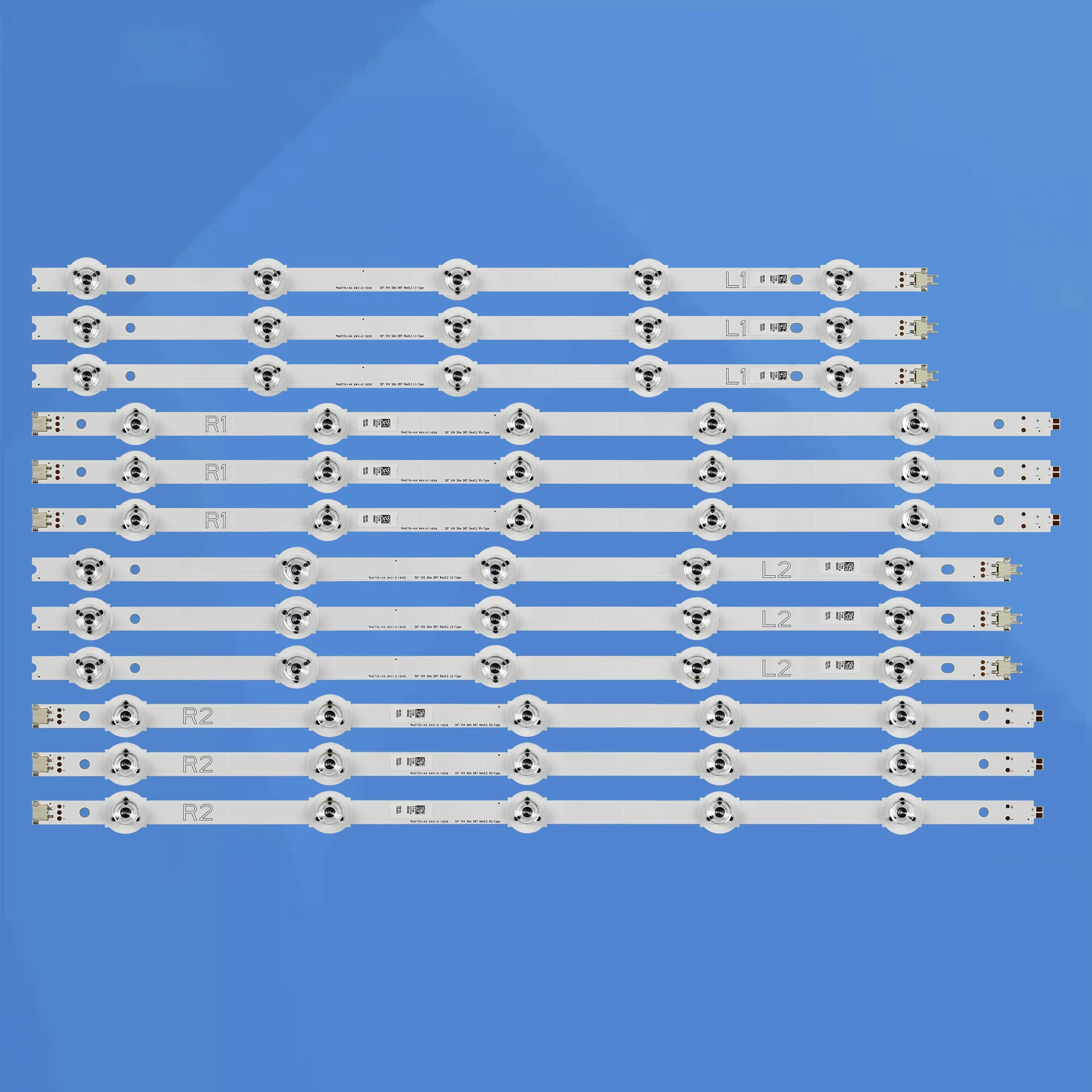 LED strip For LG 50"TV TX-50AS740 TX-50AS650 6916L-1824A 6916L-1825A 6916L-1826A 6916L-1827A LC500DUF UG F1 V14 Slim DRT Rev0.2
