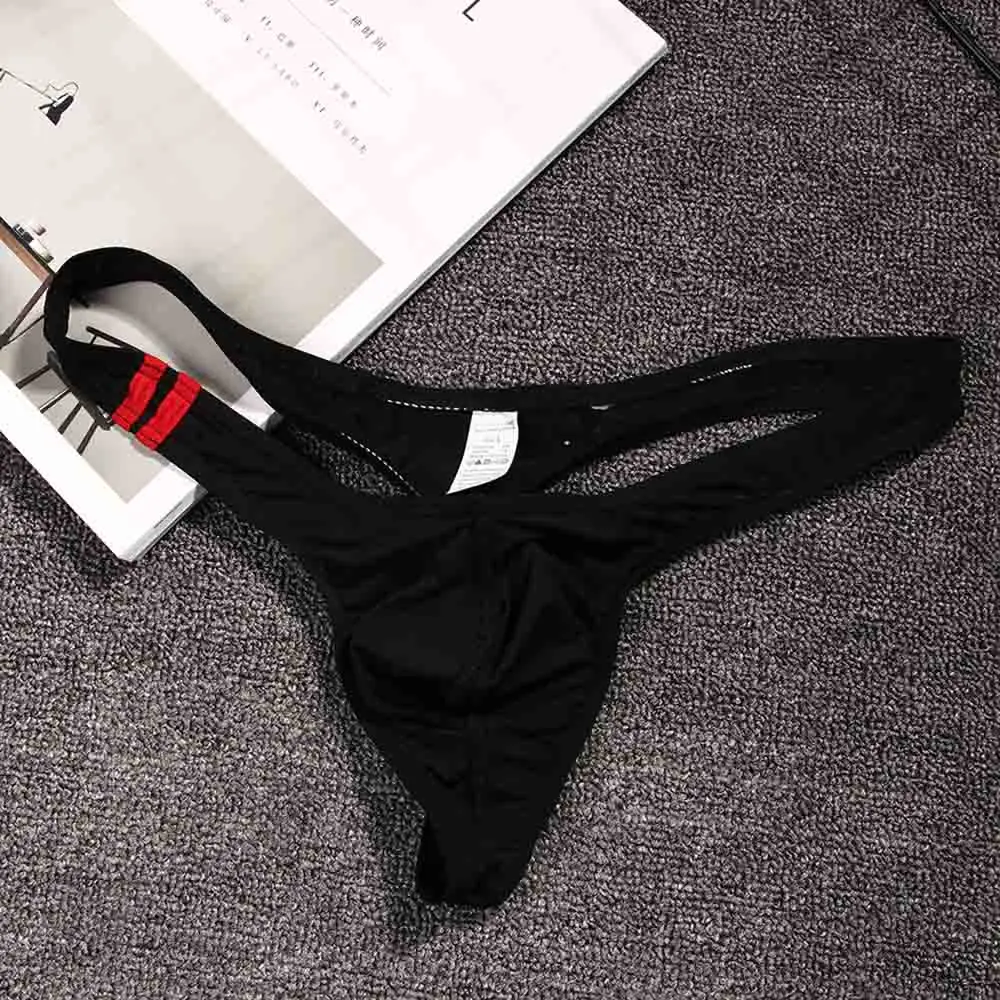 

2021 New Men's Underwear T-Back G-String Briefs Sexy Breathable Fashion Thong Lingerie