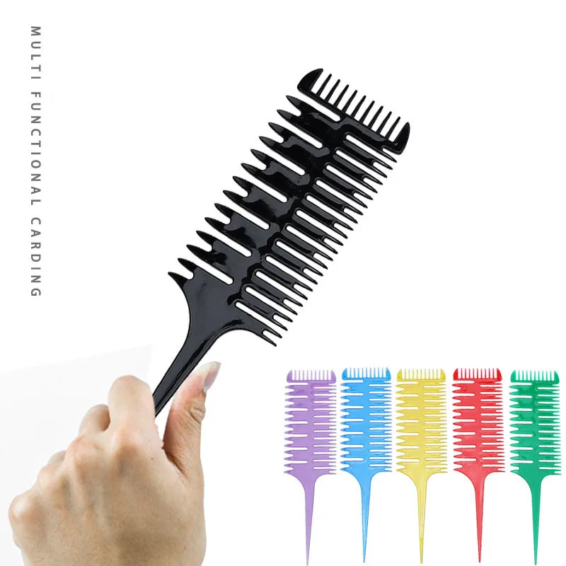 

1PCS Professional ABS Weaving Highlighting Foiling Hair Comb Weave Highlighting Hair Comb for Dyeing Tail Combs Dye Styling Tool