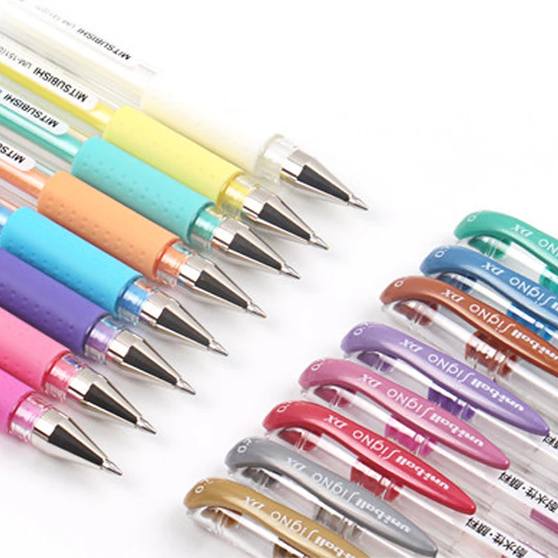 New! Uni UM-151 Signo Colorful Gel Pen Metallic Milk Color 1pcs 0.7mm Student Hand-painted Decoration Handmade Daily Writing | Канцтовары