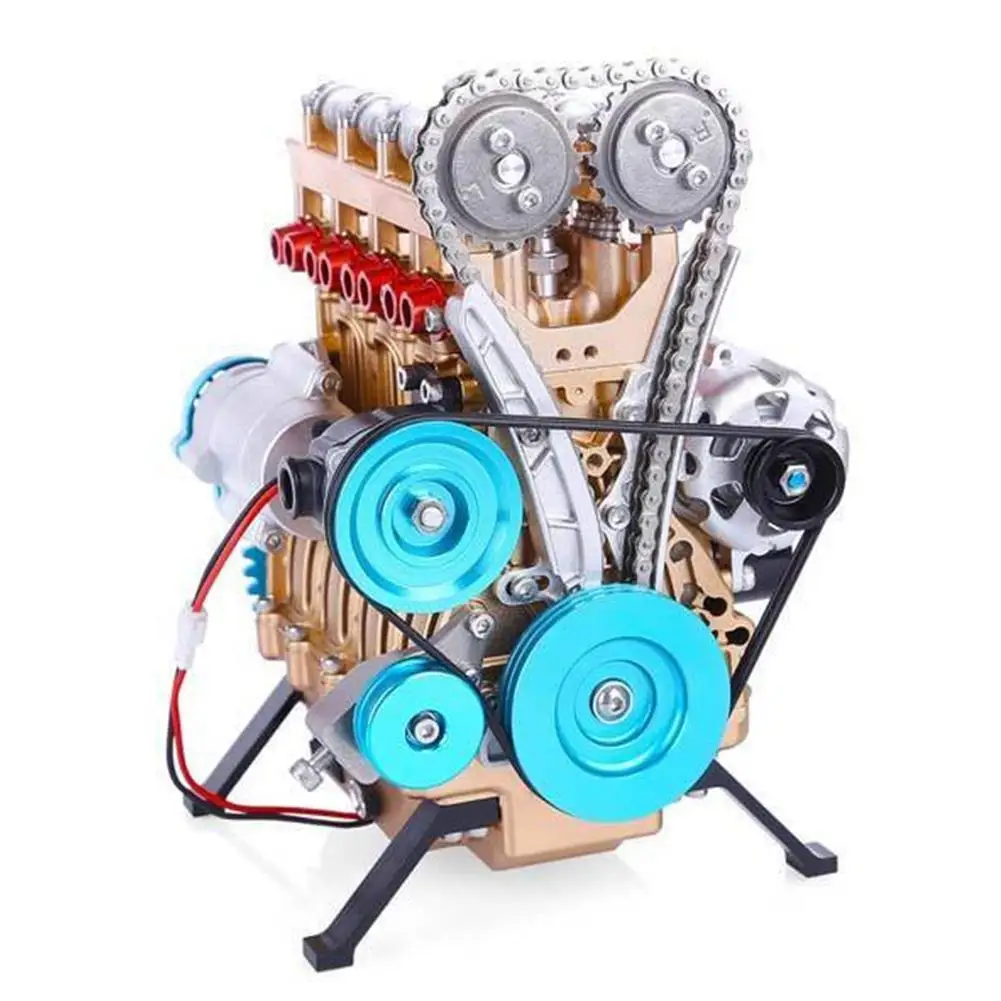 

Assembly Car Mini Assemble Inline Four-cylinder Engine Model Kit Toys For Adult Best Gift Education Engine Resin Ornaments G2j9