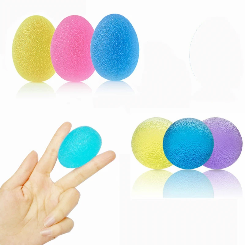 Силиконовый ручной эспандер в форме яйца для фитнеса усиленный женский тренажер