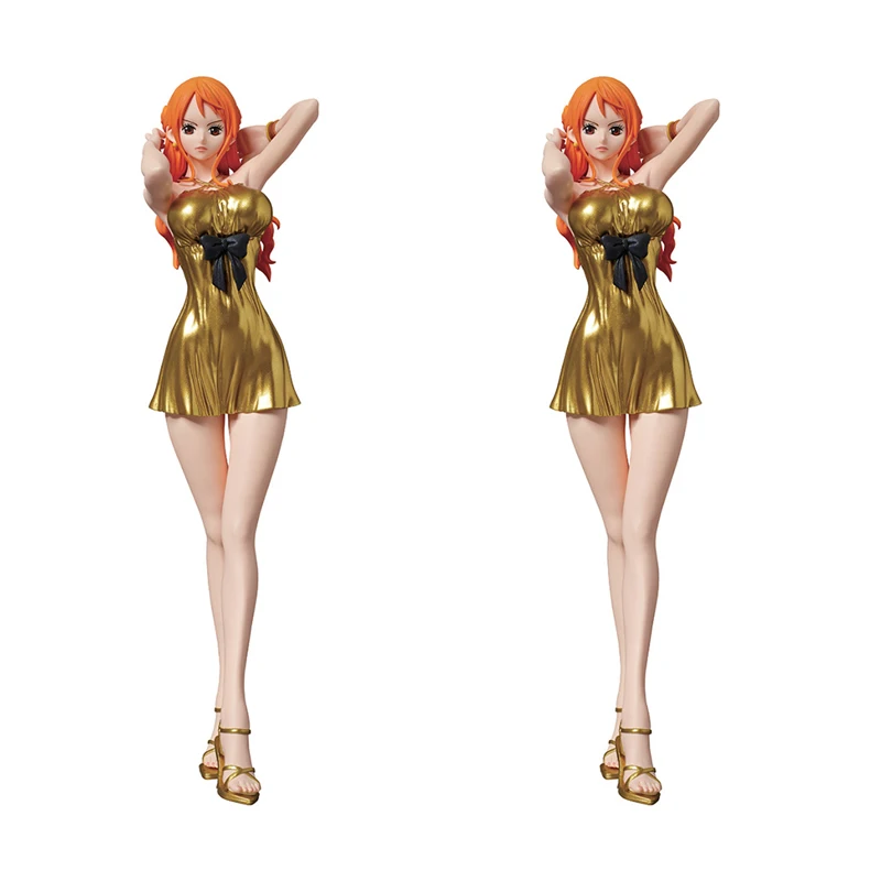 Одна штука DXF Branpresto SC скульптуры джинсы фигурка Nami 17 см ПВХ фигурку T30 | Игрушки и
