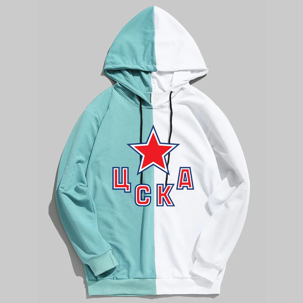 2020 Мужской и Женский пуловер с принтом чемпионов ЦСКА Харадзюку тонкие толстовки