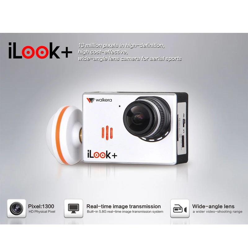 

(CE Version) Original Walkera ILook+ 1080P 60FPS Wide-angle Camera High-definition Sports Camera With WIFI [ Special Sale ]