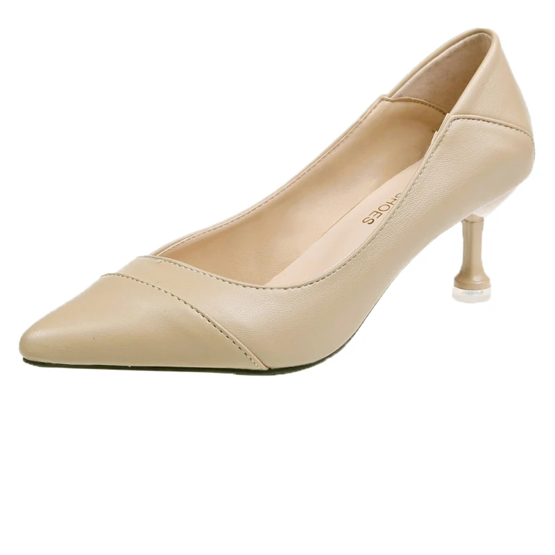 Туфли женские на низком каблуке офисные удобные туфли-лодочки обувь для вечерние