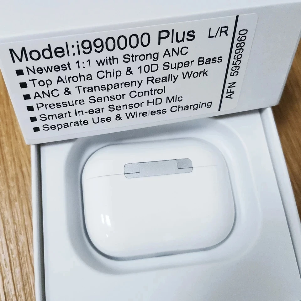 I990000 Plus TWS 40DB ANC наушники Airoha 1562A чип активное шумоподавление 10D Super bass светильник