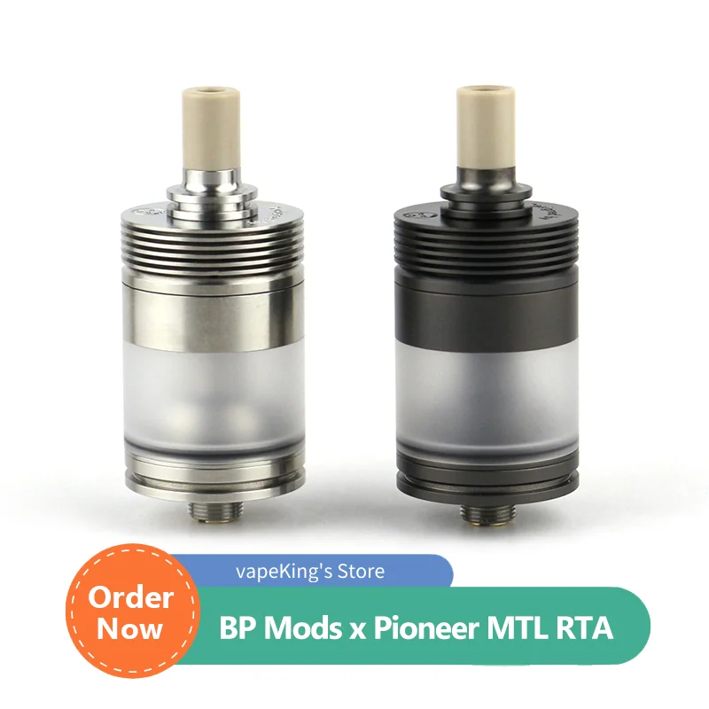 Атомайзер G-taste BP Mods x Pioneer MTL RTA емкостью 3 7 мл с двойным контролем воздушного потока