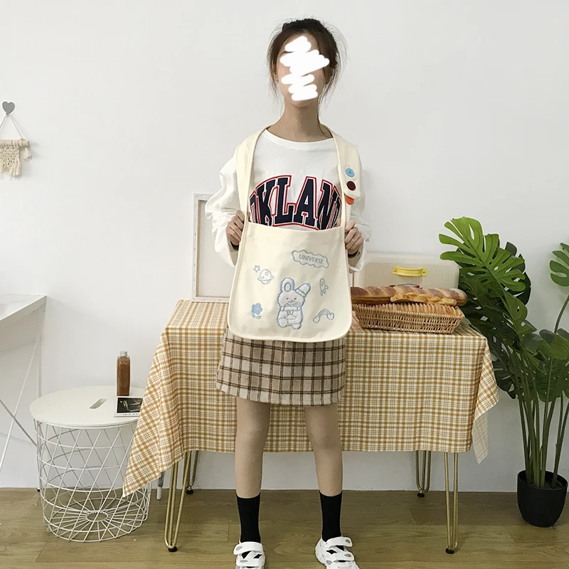 Youda Оригинальные Классические женские сумки через плечо холщовые дизайнерские