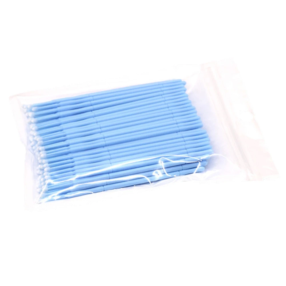 

100Pcs Disposable Cotton Swabs Cleaning Stick Eyebrow Lip Eyelash Applicator