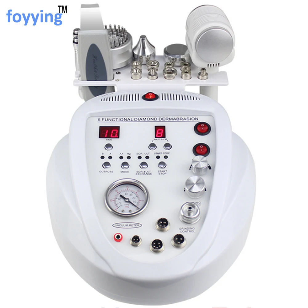Аппарат для микродермабразии foyying 5 в 1 с скруббром кожи/дермабразия