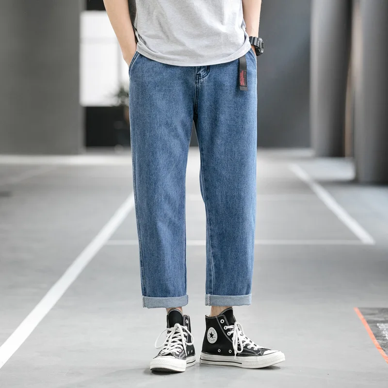 

New Loose Men's Jeans, Men's Pants, Simple Design, High-quality Comfortable Pants, Men's Daily Casual Straight-leg Pants