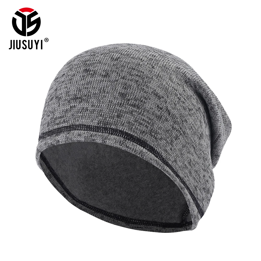 Холодную погоду флисовая вязаная шапочка Модная Повседневная зимняя теплая