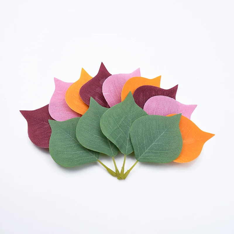 50/100 шт. Зеленый кленовый лист diy Подарочная коробка свадебные декоративные цветы