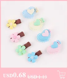 1pcs 5cm Hairpins Snap Hair Clips for Children Girls Hair Accessories Baby Cute Hair Clip Pins Gauze ball Color Metal Barrette