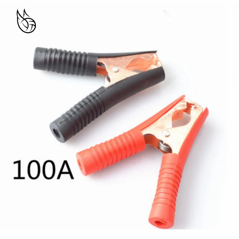 Акция! Зажим автомобиля с формой крокодила батареи зажимы крокодил клип 100A