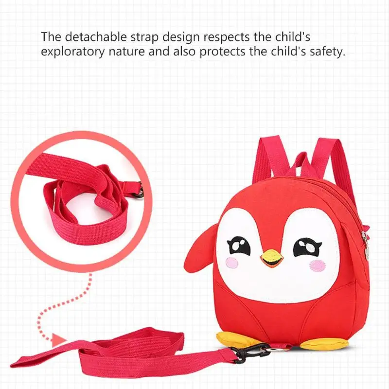 Прекрасный мультфильм водонепроницаемый рюкзак с пингвинами 3D куриное яйцо