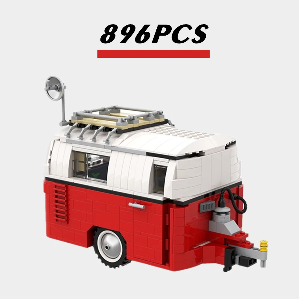 NEW 1354PCS Technical 10220 21001 Motorized RC Motor Power T1 Car Camper Tail Building Block Brick Toy Gift Kid Christmas | Игрушки и